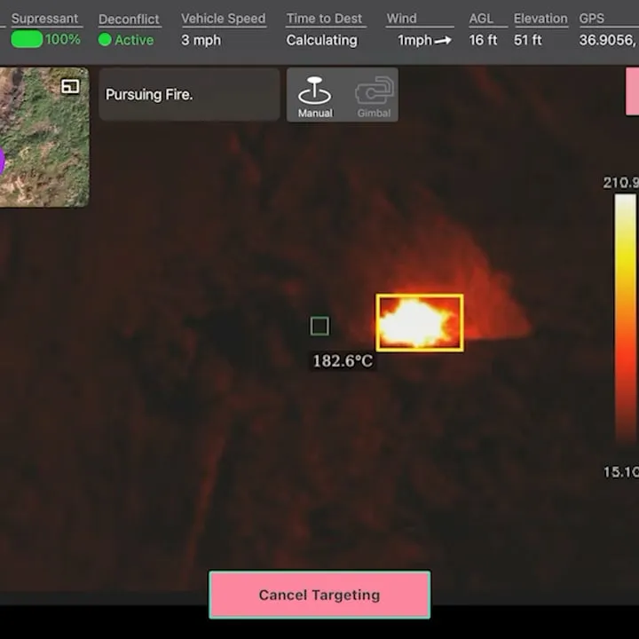IR fire detection